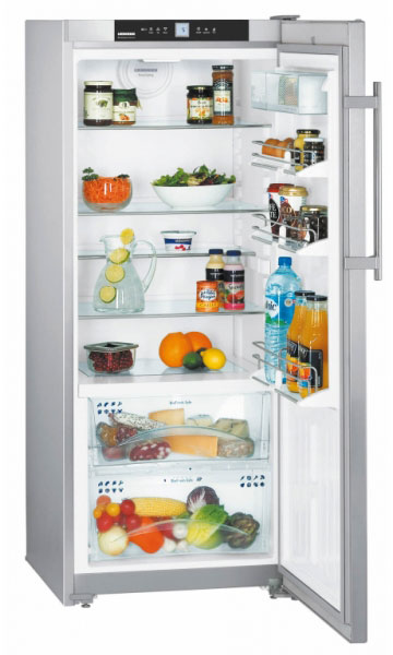 vrijstaande koelkast met lades