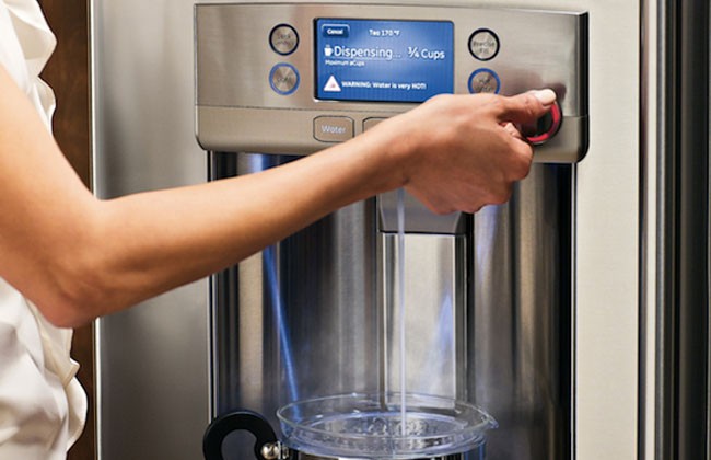 amerikaanse koelkast ice-dispenser